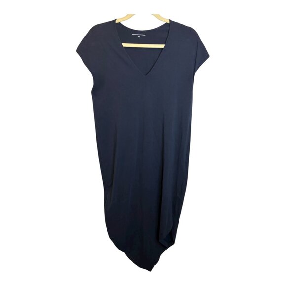 Universal Standard Dress Women's Size XXS 2xs Iconic Geneva V Neck Dress Blue - Picture 1 of 4